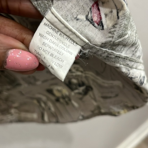 Bit & Bridle Shirt Men Large Tall LT Button-down Fishing Gear Print Short Sleeve - Picture 7 of 7